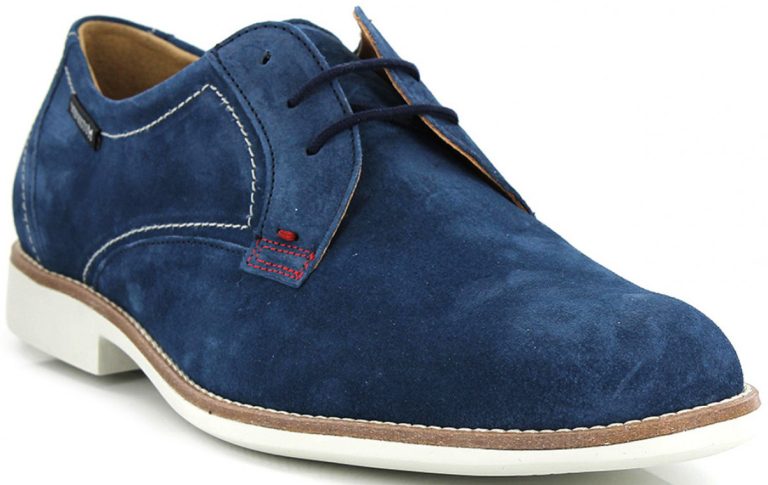 Mephisto ORLANDO suede heren veterschoen blauw